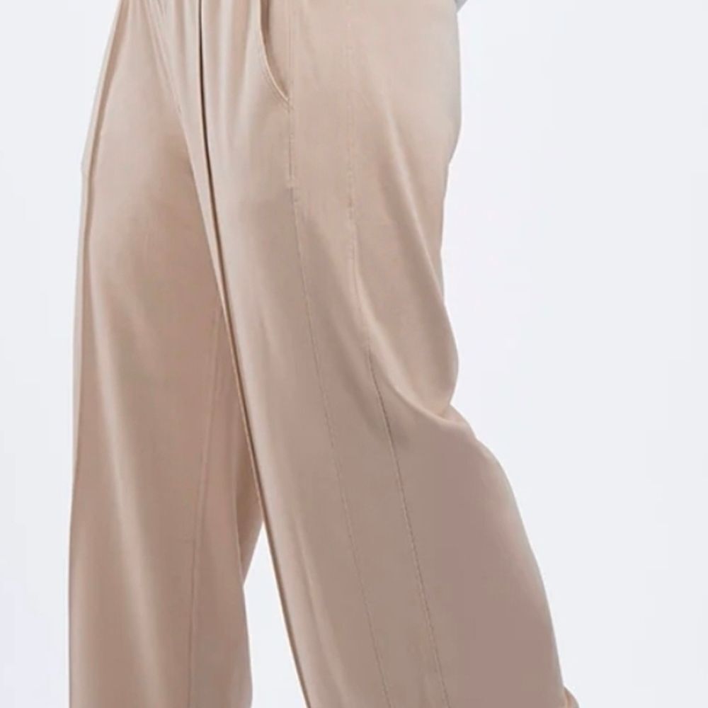 Nwt Ideology Women's Wide Leg Tan Active Wear Pants Size 4X